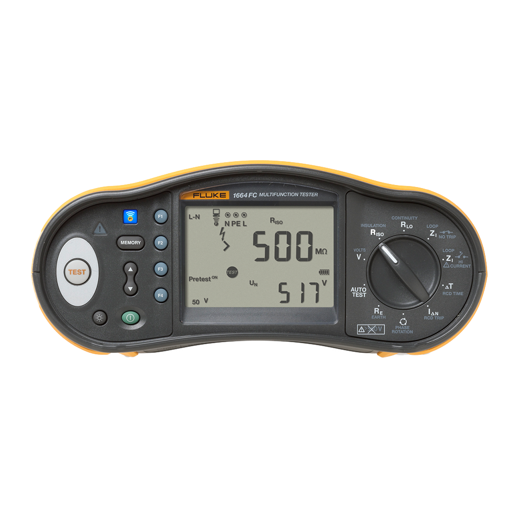 FLK-1664FC DE	Installationstester mit Isolations Pre-Test und Fluke Connect